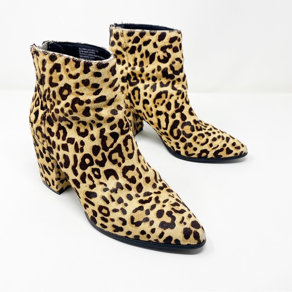 Steve Madden Shoes - Steve Madden Cheetah Calf Hair Jillian Booties - Size 7